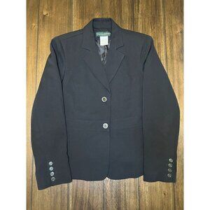 Vintage Harvé Benard Women’s Coat Blazer Polyester‎ Black Size 10